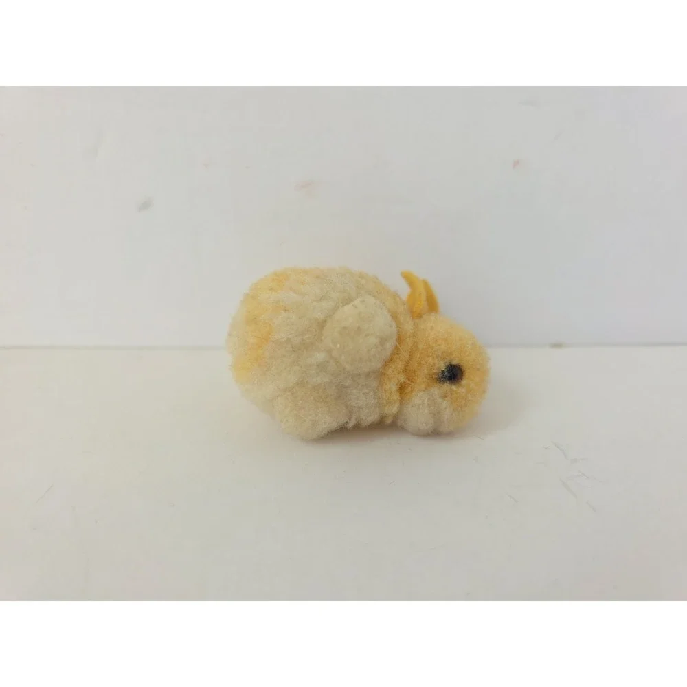 Vintage Steiff pom pom rabbit light brown white 2